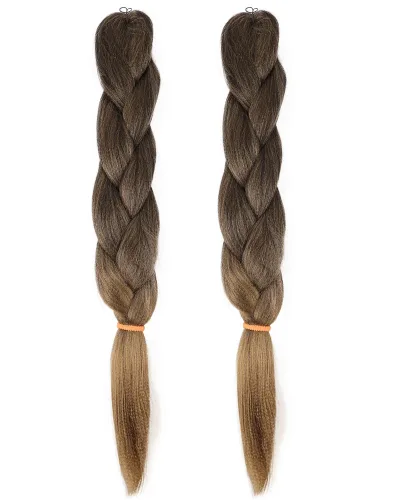 2X PRE-STRETCHED BRAID 48″100% Kanekalon #1B/27