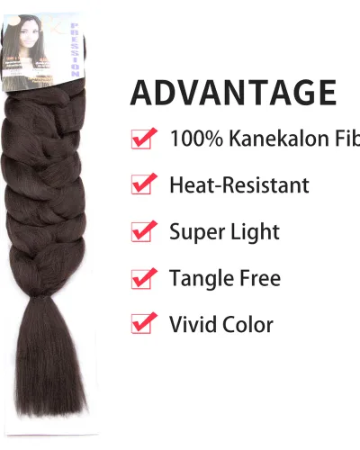 X-Pression Braiding Hair Kanekalon Original Ultra Braid Hair #4