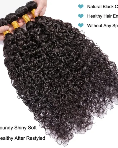 Kinky Curly 100% Brazilian Human Hair Bundle (Value)