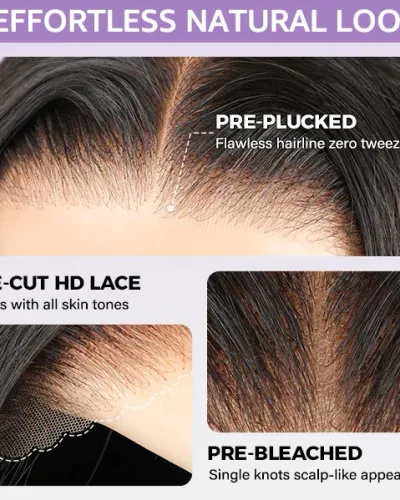 Kinky Curly Glueless Wigs 13x4 Transparent Lace Front 180% Density Pre-Plucked Virgin Human Hair