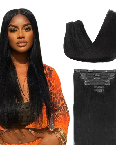 10A Clip in Human Hair Extensions