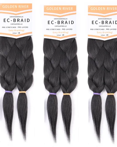 2X PRE-STRETCHED BRAID 48″100% Kanekalon Multi-color available