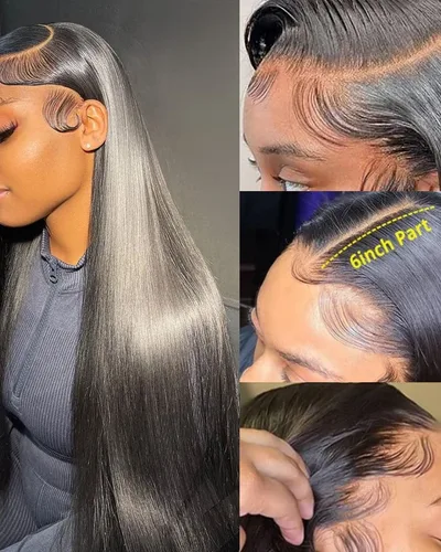 Straight Wigs 13x6 Front Pre-Plucked Virgin Human Hair