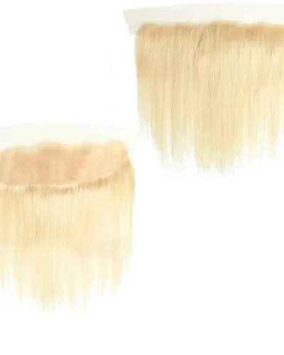 #613 13*4 Straight Blonde Human Hair HD Lace Frontal