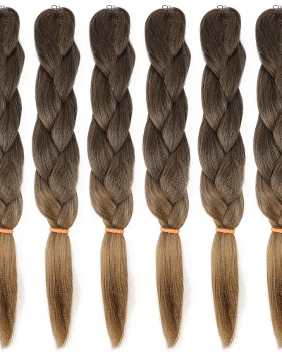 2X PRE-STRETCHED BRAID 48″100% Kanekalon #1B/27