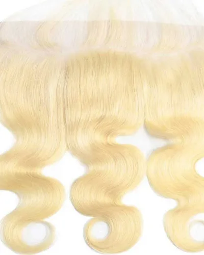 #613 13*4 Bodywave Blonde Human Hair HD Lace Frontal