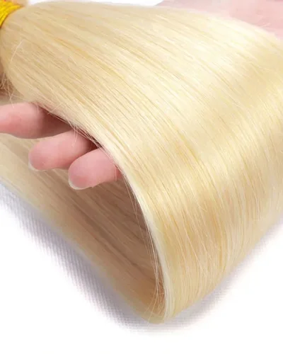 #613 Blonde Straight Bundle Indian Virgin Human Hair(Premium)