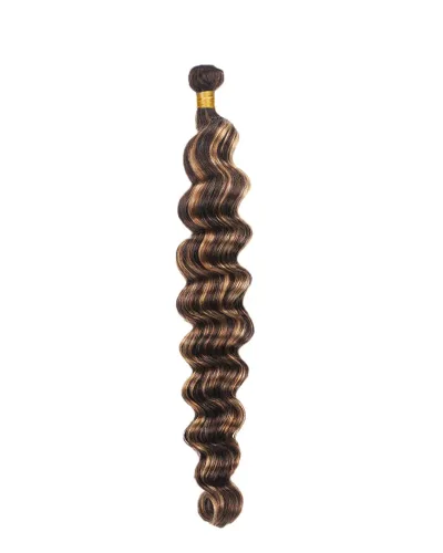 Highlight Ombre #P4/27 Deep Wave Indian Virgin Hair Bundle (Premium)