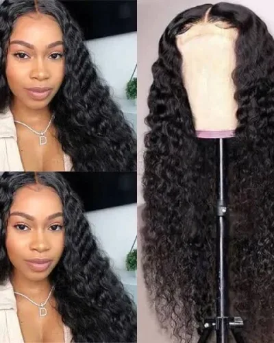 Deep Wigs 5x5 Lace Pre-Plucked Virgin Human Hair Glueless Wig