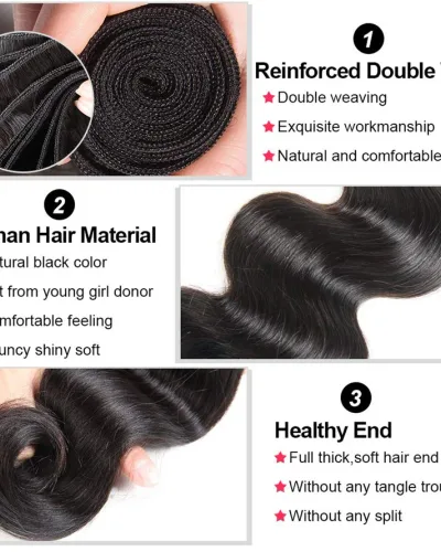 10 Bundles Deal Brazilian Hair (Varied Length 12"-22")Straight/Body/Deep- Wholesale human hair bundles
