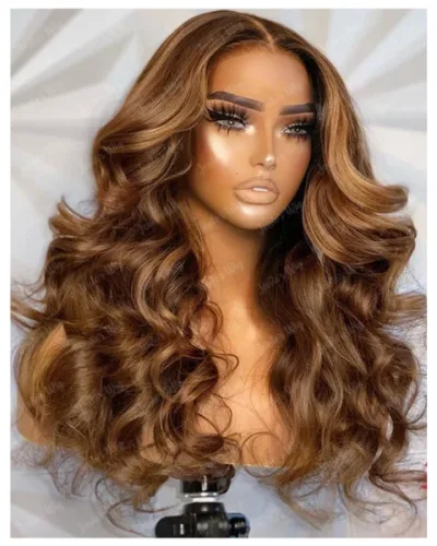 Highlight Honey Blonde 13*4 Loose wavy Wigs