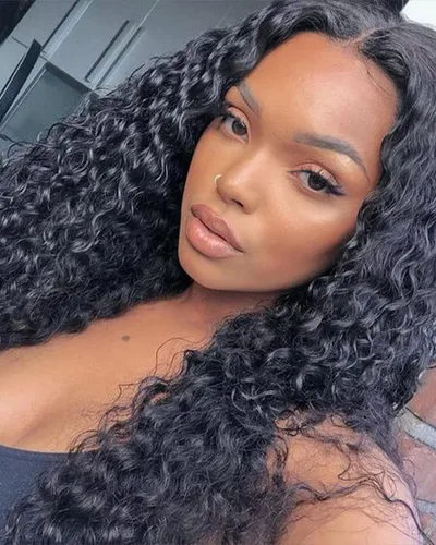 Deep Wave Wigs 13x6 Lace Front Pre-Plucked Virgin Human Hair