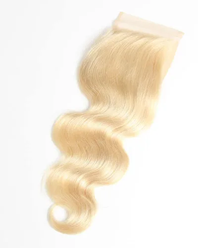 #613 Body wave Blonde HD Lace Closure 4"x4"