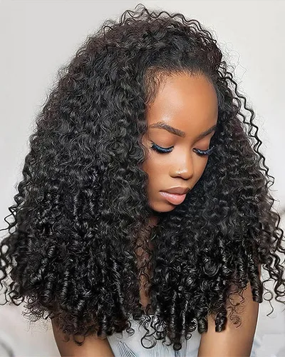 Burmese Curly Feather Crochet Human Hair for Braids