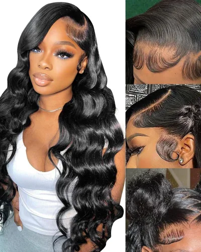 8A Body Wave Wigs 13x4 Lace Front 130% density