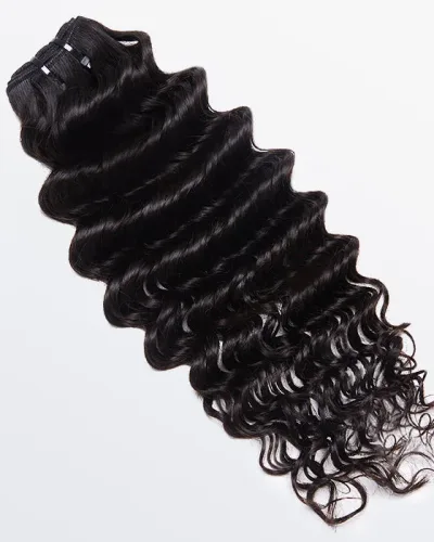 Double Drawn Deep Wave Virgin Hair Bundle(Luxe)