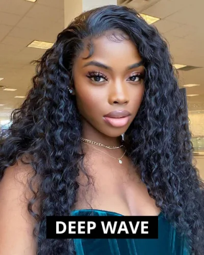 Deep Wigs 5x5 Lace Pre-Plucked Virgin Human Hair Glueless Wig