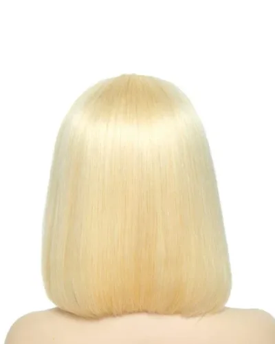 Straight #613 Blonde Bob Wigs 13x4 Lace Front Human Hair Wigs